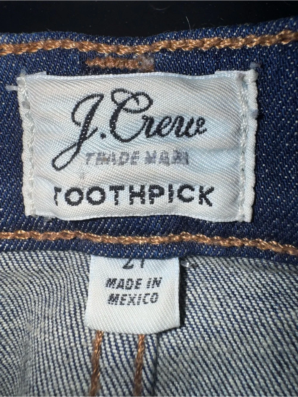 J. Crew Dark Blue Skinny Jeans
